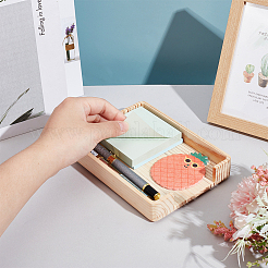 Держатель для заметок из соснового дерева&nbsp;AJEW-WH0475-83