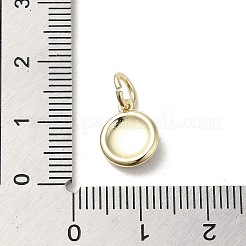 Латунь эмаль подвески&nbsp;KK-E092-13G-03