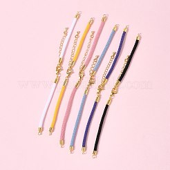 6 шт. 6 цвета нейлоновых шнуров для изготовления браслетов&nbsp;AJEW-FS0001-38