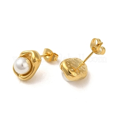 Серьги-гвоздики из нержавеющей стали 304 с вакуумным покрытием PVD&nbsp;EJEW-C099-01GP