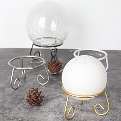Подставка для дисплея с железным хрустальным шаром&nbsp;AJEW-WH0258-745B