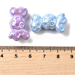 Непрозрачные акриловые бусины с УФ-покрытием&nbsp;MACR-F083-10