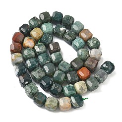 Природные моховой агат бисер нитей&nbsp;G-C267-A21