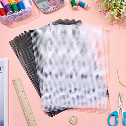 8 шт. 2-х видов пластиковых листов холста для вышивки&nbsp;DIY-AR0004-73