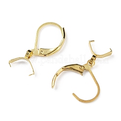 Серьги с застежкой-молнией из нержавеющей стали 304 с подвесками-петлями&nbsp;STAS-WH0043-04G