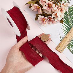 Лента из полиэстера с рюшами длиной 10 м для пришивания украшений&nbsp;OCOR-WH20007-02G