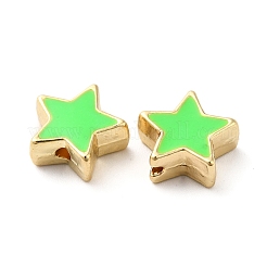 Рейка покрытие сплава эмалевые бусины&nbsp;ENAM-F146-19G-01