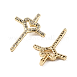 Латунные микро проложить кубического циркония подвески&nbsp;KK-R229-09G