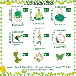 Подвески из сплава эмали 36шт 9 стиля&nbsp;ENAM-NB0002-08