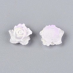 Кабошоны из светящейся цветочной смолы&nbsp;CRES-T025-10H