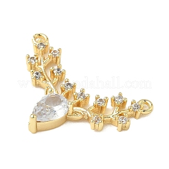 Латунные микро проложить кубического циркония подвески&nbsp;KK-K293-51G