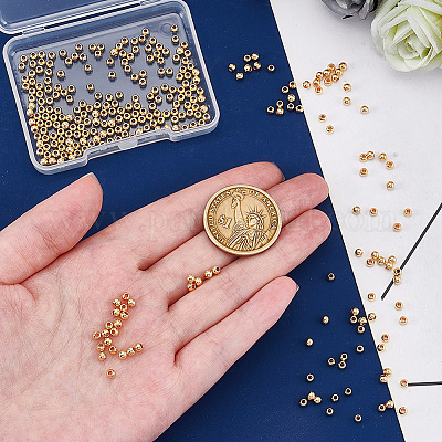 Латунные бусины&nbsp;KK-PH0002-20B-WH-1