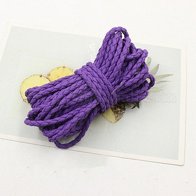 Плетеные шнуры из искусственной кожи&nbsp;WL-WH0005-002N-1