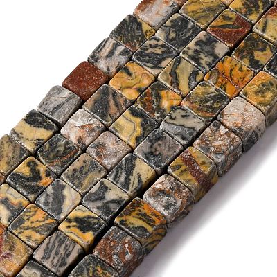 Натуральная карта каменные бусы пряди&nbsp;G-T139-8x8-45B-1