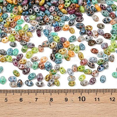 Пикассо стеклянные бусины&nbsp;EGLA-K064-06-1