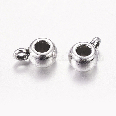 Тибетский серебряный кулон барабан вешалки&nbsp;LS-AB017H-NF-1