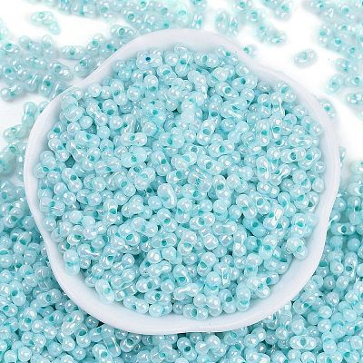 Непрозрачные цвета блестящие стеклянные бусины&nbsp;X1-SEED-K010-04E-1