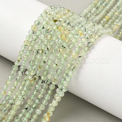 Природные пренит нитей бисера&nbsp;G-S300-12-3mm-01-1