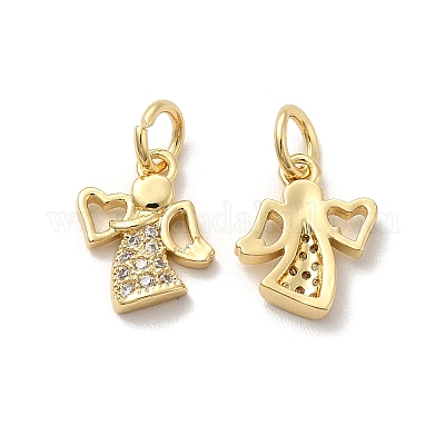 Латунные микро проложить кубического циркония подвески KK-E068-VB785-2-1