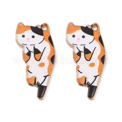 Подвески из эмали и сплава&nbsp;ENAM-WH0054-58D-1