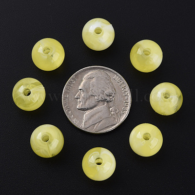 Акриловые бусины&nbsp;MACR-S375-001C-08-1