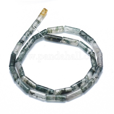 Природные моховой агат бисер нитей&nbsp;LS-G-F631-D30-1