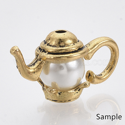 Бусины тибетского стиля X-TIBEB-N005-08AG-RS-1