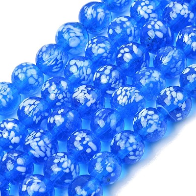 Бусы лэмпворк ручной работы&nbsp;LAMP-H071-01C-10-1