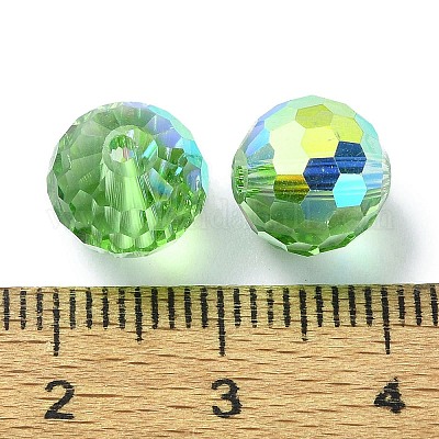 Ab цветные стеклянные бусины&nbsp;EGLA-P059-02B-AB23-1