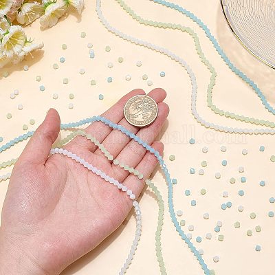 15 нитка 3 цветных граненых биконических опаловых бусин нитки&nbsp;EGLA-FH0001-13-1