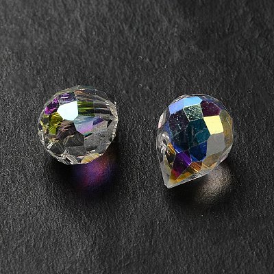 Гальваническим стеклянные бусины&nbsp;GLAA-K062-01A-FR05-1