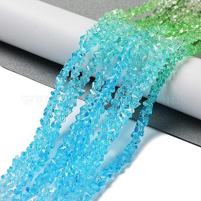 Прозрачные стеклянные бусины&nbsp;GLAA-H023-03E-1