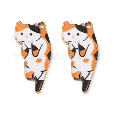 Подвески из эмали и сплава&nbsp;ENAM-WH0054-58D-1