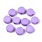 Acrylic Beads, Flat Round, Lilac, 7x4mm, Hole: 1.8mm, about 3500pcs/500g