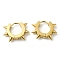 PVD Vacuum Plating 201 Stainless Steel Spike Hoop Earrings with 304 Stainless Steel Pins, Golden, 18x4mm