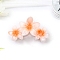 Flower Plastic Claw Hair Clips, Hair Accessories for Women & Girls, Orange, 107.5x65x61mm