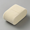 Velvet Bracelet Pillow Jewelry Displays, for Jewelry Bracelet & Watch Displays, Oval, Cornsilk, 7.4x4.45x3.65cm
