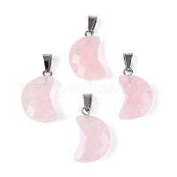 Природного розового кварца подвески&nbsp;G-N349-02I-P