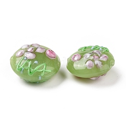 Бусины ручной работы ухабистой бисер нитей&nbsp;LAMP-K027-06I