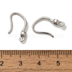 Стойка покрытие латунь микропаве прозрачный кубический цирконий крючки для сережек&nbsp;KK-A231-09P