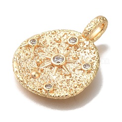 Латунные микро проложить кубического циркония подвески&nbsp;KK-U038-15G