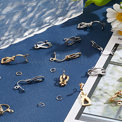 Фурнитура для сережек-клипс из нержавеющей стали 304&nbsp;STAS-LP0001-51