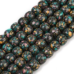 Природный агат бисер нитей&nbsp;G-U030-D01-10mm