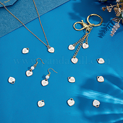 96шт 12 стиля светлые позолоченные подвески из сплава с эмалью&nbsp;ENAM-PH0003-14B