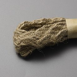 Плетеная веревка из пеньки&nbsp;LS-OCOR-WH0070-34