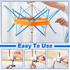 Моталки для пряжи из нержавеющей стали для вязания&nbsp;TOOL-WH0136-183