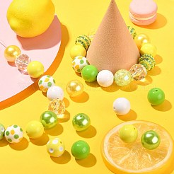 Набор непрозрачных акриловых бусин&nbsp;MACR-CJC0001-13A-01