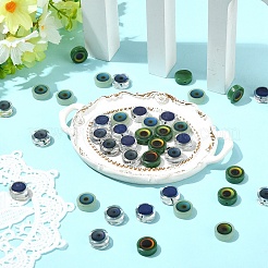 40шт 4 цвета стеклянные бусины&nbsp;GLAA-YW0005-44