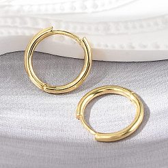 Латунные английском замке Серьги-кольца&nbsp;KK-D160-55G