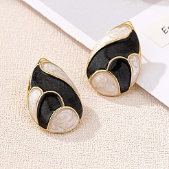 Серьги-гвоздики из цинкового сплава с эмалью&nbsp;FS-WG34E84-01